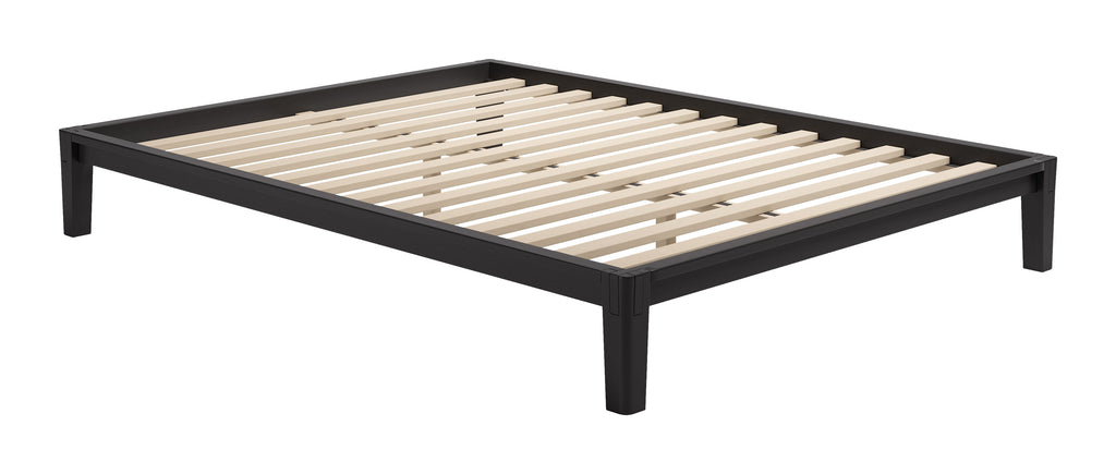 Zuo Luum Queen Platform Bed Frame Black