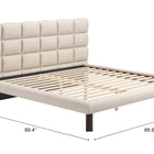 Zuo Placid King Bed Beige