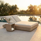 Zuo Varadero Beach Double Chaise Gray