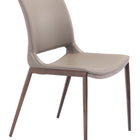 Zuo Ace Dining Chair (Set of 2) Brown & Walnut