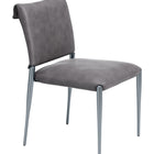 Zuo Freesia Dining Chair (Set of 2) Charcoal Gray
