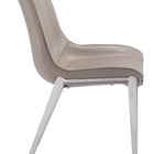 Zuo Magnus Dining Chair (Set of 2) Brown & Silver