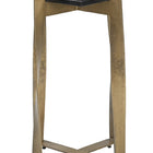 Zuo Noara Accent Table Black & Brass