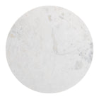 Zuo Tailo Side Table White & Brass