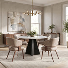 Zuo Poise Dining Chair Brown & Walnut