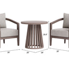 Zuo Viola Patio Seating Set Brown