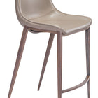 Zuo Magnus Counter Stool (Set of 2) Brown & Walnut