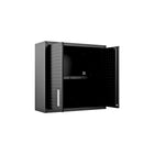 Manhattan Comfort Fortress Modern 30" Floating Garage Cabinet in Charcoal Gray
