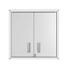 Manhattan Comfort Fortress Modern 30" Floating Garage Cabinet in White