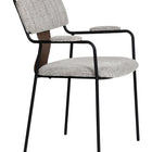 Zuo Couva Dining Chair (Set of 2) Gray Tweed