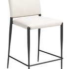Zuo Freesia Counter Stool (Set of 2) White