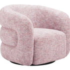 Zuo Refine Swivel Chair Pink Tweed