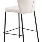 Zuo Linz Counter Stool (Set of 2) Cream