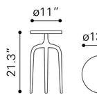 Zuo Como Accent Table Set (2-Piece) Antique Gold