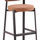 Zuo Prairie Barstool (Set of 2) Brown