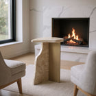 Zuo Surya Side Table Beige