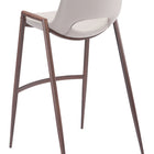 Zuo Desi Barstool (Set of 2) Beige & Walnut