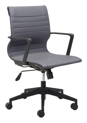 Zuo Stacy Office Chair Dark Gray