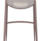 Zuo Desi Barstool (Set of 2) Beige & Walnut