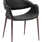 Zuo Limay Dining Chair (Set of 2) Black & Walnut