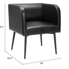 Zuo Horbat Dining Chair Black