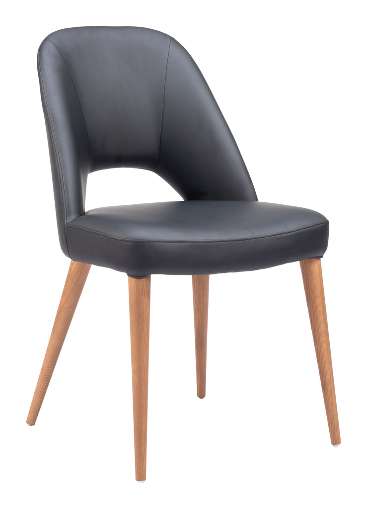 Zuo Leith Dining Chair (Set of 2) Black