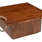Zuo Omaga Storage Coffee Table Walnut