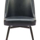 Zuo Keppel Swivel Dining Chair (Set of 2) Black