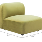 Zuo Biak Middle Chair Green