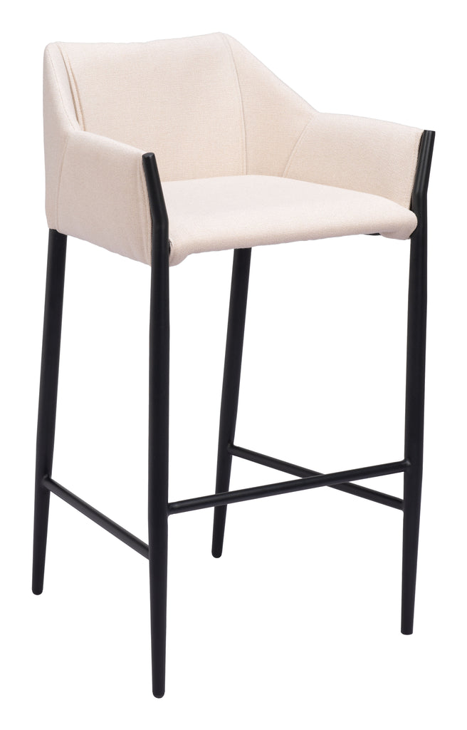 Zuo Andover Barstool Beige