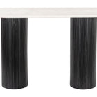 Zuo Izola Console Table White & Black