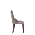 Manhattan Comfort Shubert Modern 6-Piece Dining Chair Set in Light Gray