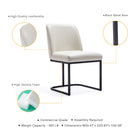 Manhattan Comfort Serena Modern 6-Piece Dining Set in Ivory
