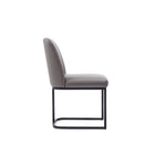 Manhattan Comfort Serena Modern 6-Piece Dining Set in Taupe