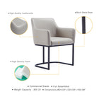 Manhattan Comfort Serena Modern 6-Piece Dining Set in Light Gray