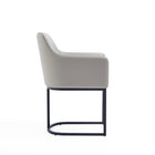 Manhattan Comfort Serena Modern 6-Piece Dining Set in Light Gray