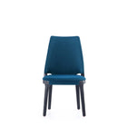 Manhattan Comfort Kara Modern 8-Piece Dining Chair Set in Blue