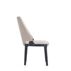Manhattan Comfort Kara Modern 8-Piece Dining Chair Set in Light Gray
