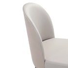 Manhattan Comfort Hillman Modern 6-Piece Dining Chair Set in Light Gray - 6-DC087AR2-LG