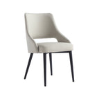 Manhattan Comfort Tremont Modern 6-Piece Dining Chair Set in Stone Gray