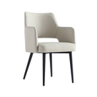 Manhattan Comfort Tremont Modern 6-Piece Dining Chair Set in Stone Gray