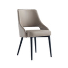 Manhattan Comfort Tremont Modern 6-Piece Dining Chair Set in Taupe