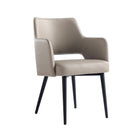 Manhattan Comfort Tremont Modern 6-Piece Dining Chair Set in Taupe