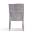 Manhattan Comfort Element Modern 8-Piece Dining Chair Set in Gray