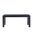 Manhattan Comfort Flor and Rockaway Modern Industry Chic 7-Piece Dining Set in Gray and Black