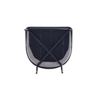 Manhattan Comfort Flor and Rockaway Modern Industry Chic 7-Piece Dining Set in Gray and Black