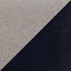 Manhattan Comfort Flor and Rockaway Modern Industry Chic 7-Piece Dining Set in Wheat and Black