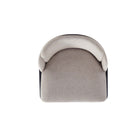 Manhattan Comfort Flor and Rockaway Modern Industry Chic 7-Piece Dining Set in Wheat and Black