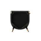 Manhattan Comfort Carrington and Rockaway Modern Industry Chic 7-Piece Dining Set in Light Gray and Natural