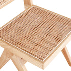 Manhattan Comfort Hamlet and Rockaway Modern Industry Chic 7-Piece Dining Set in Natural